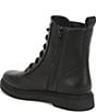 Vionic Delaney Tumbled Leather Lace Up Lug Booties - Image 4