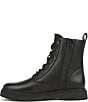 Vionic Delaney Tumbled Leather Lace Up Lug Booties - Image 5