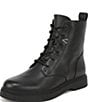 Vionic Delaney Tumbled Leather Lace Up Lug Booties - Image 6