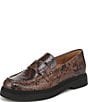 Vionic Dolores Snake Print Leather Loafers - Image 6