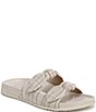 Vionic Elara Canvas Knotted Detail Slide Sandals - Image 1