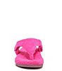 Color:Pink Glo Terry - Image 6 - Forever Terry Adjustable Thong Sandals