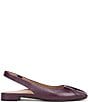 Vionic Gabriela Leather Ruched Slingback Dress Flats - Image 2