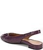 Vionic Gabriela Leather Ruched Slingback Dress Flats - Image 6