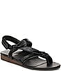 Vionic Geneva Leather Thong Mini Wedge Sandals - Image 1
