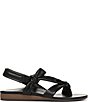 Vionic Geneva Leather Thong Mini Wedge Sandals - Image 2