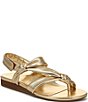 Vionic Geneva Leather Thong Mini Wedge Sandals - Image 1