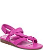 Vionic Geneva Suede Thong Mini Wedge Sandals - Image 1