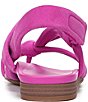 Vionic Geneva Suede Thong Mini Wedge Sandals - Image 3