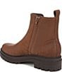 Vionic Georgina Water Repellent Leather Lug Sole Booties - Image 4