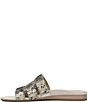 Vionic Glendora Leather Snake Print Mini Wedge Sandals - Image 5