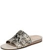 Vionic Glendora Leather Snake Print Mini Wedge Sandals - Image 6