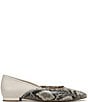 Vionic Gracia Leather Snake Print Flats - Image 2