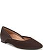 Vionic Gracia Suede & Leather Snip Toe Flats - Image 1