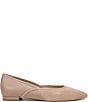 Vionic Gracia Suede Snip Toe Slip On Flats - Image 2