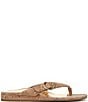 Vionic Grove Cork Mini Wedge Thong Sandals - Image 2