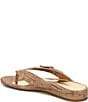 Vionic Grove Cork Mini Wedge Thong Sandals - Image 4