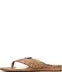 Vionic Grove Cork Mini Wedge Thong Sandals - Image 5