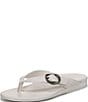 Vionic Grove Leather Mini Wedge Thong Sandals - Image 6