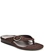 Vionic Grove Suede Mini Wedge Thong Sandals - Image 1