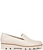 Color:Cream - Image 2 - Kensley Leather Slip-On Lug Sole Platform Loafers