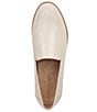 Color:Cream - Image 6 - Kensley Leather Slip-On Lug Sole Platform Loafers