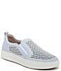 Color:Ballad Blue - Image 1 - Kimmie Perforated Suede Slip-On Sneakers