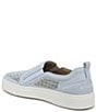 Color:Ballad Blue - Image 4 - Kimmie Perforated Suede Slip-On Sneakers