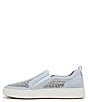 Color:Ballad Blue - Image 5 - Kimmie Perforated Suede Slip-On Sneakers