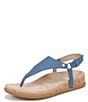 Color:Captains Blue - Image 6 - Kirra II Slingback Thong Sandals