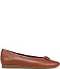 Vionic Larissa Leather Bow Detail Ballet Flats - Image 2