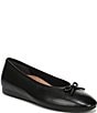 Vionic Larissa Leather Bow Detail Ballet Flats - Image 1