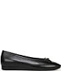 Vionic Larissa Leather Bow Detail Ballet Flats - Image 2