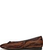 Vionic Larissa Printed Hair Calf Ballet Bow Flats - Image 5