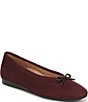 Vionic Larissa Suede Bow Detail Ballet Flats - Image 1
