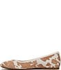 Vionic Orinda Calf Hair Animal Print Square Toe Ballet Flats - Image 5