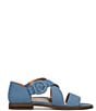 Color:Captains Blue - Image 2 - Pacifica Leather Banded Sandals