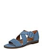 Color:Captains Blue - Image 6 - Pacifica Leather Banded Sandals