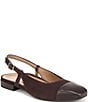 Vionic Petaluma Suede Slingback Cap Toe Flats - Image 1