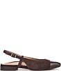 Vionic Petaluma Suede Slingback Cap Toe Flats - Image 2