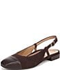 Vionic Petaluma Suede Slingback Cap Toe Flats - Image 6