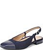 Vionic Petaluma Suede Slingback Cap Toe Flats - Image 6