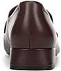 Vionic Pilar Leather Ruched Toe Loafers - Image 3