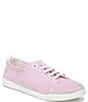 Color:Cameo Pink Canvas - Image 1 - Pismo Breast Cancer Awareness Washable Canvas Slip-On Sneakers