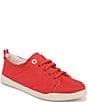 Color:Red - Image 1 - Pismo Canvas Washable Slip-On Sneakers