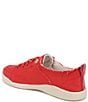 Color:Red - Image 4 - Pismo Canvas Washable Slip-On Sneakers