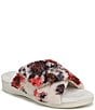 Vionic Relax II Floral Print Faux Shearling Slippers - Image 1