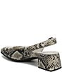 Vionic Reyes Snake Embossed Leather Slingback Pumps - Image 4