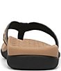 Vionic Tide II Leopard Print Suede and Leather Thong Sandals - Image 3
