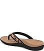 Vionic Tide II Leopard Print Suede and Leather Thong Sandals - Image 4